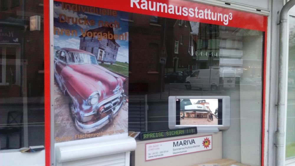 Raumausstattung im MARIVA-Ladengeschäft